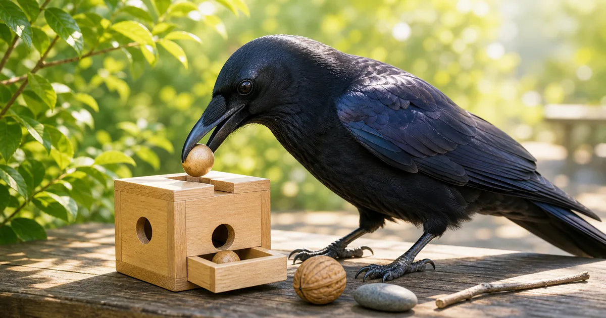 カラスの知能はどれくらい？驚きの学習能力と身近な注意点