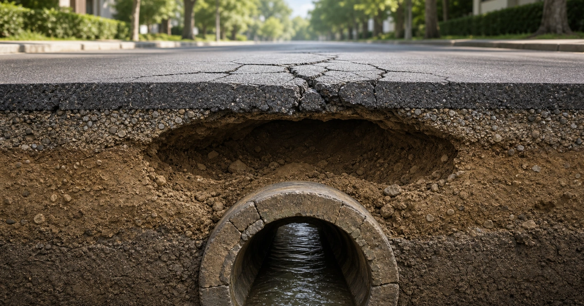 【道路陥没】なぜ突然起きる?下水道管の老朽化と地下の空洞化
