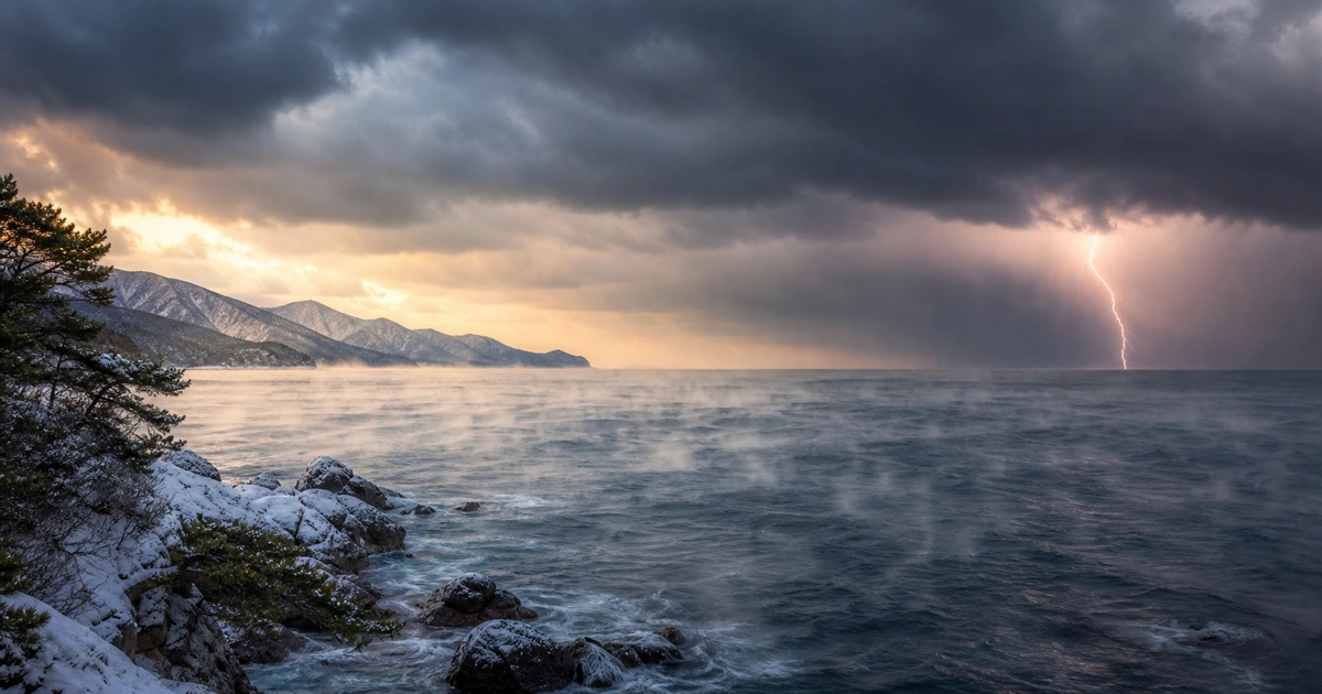 【冬の雷】日本海側で雷が多いのはなぜ？暖かい海が積乱雲を育てる仕組み